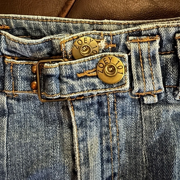 ZOEY 101 / Nickelodeon Y2K Denim Jean Skirt Skort Size 12 - Picture 4 of 7